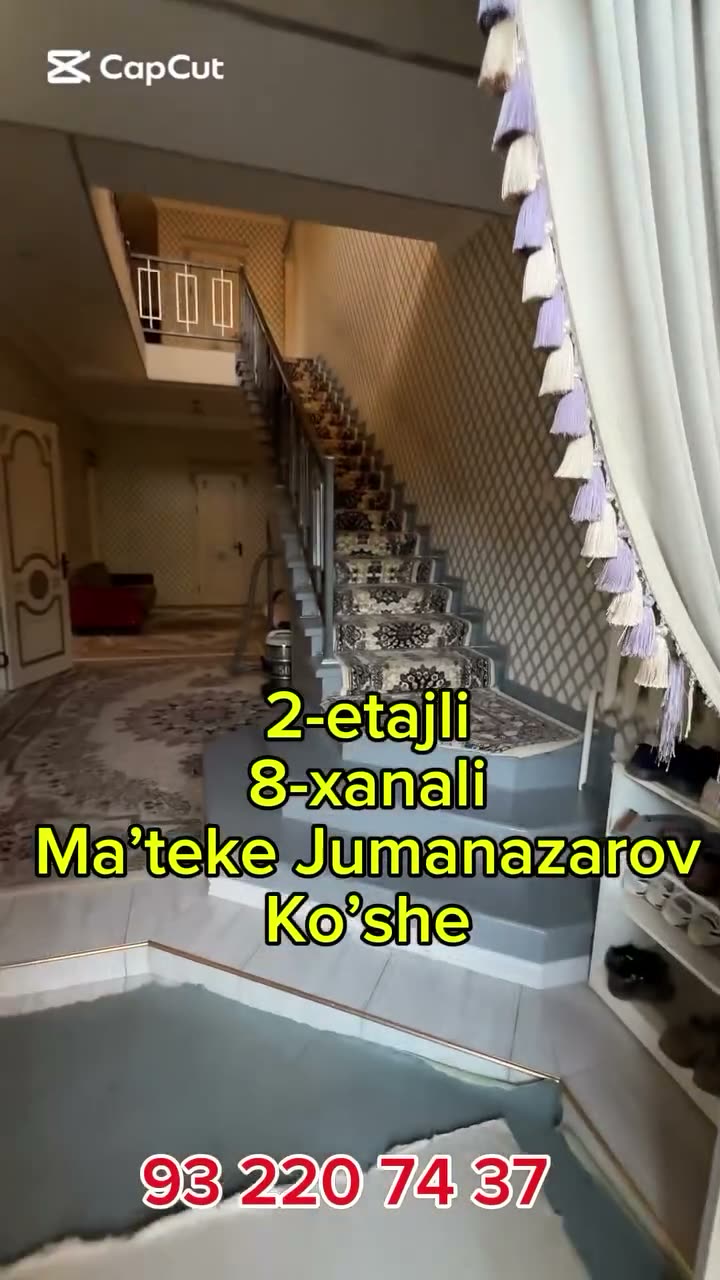 8 xonali hovli uy