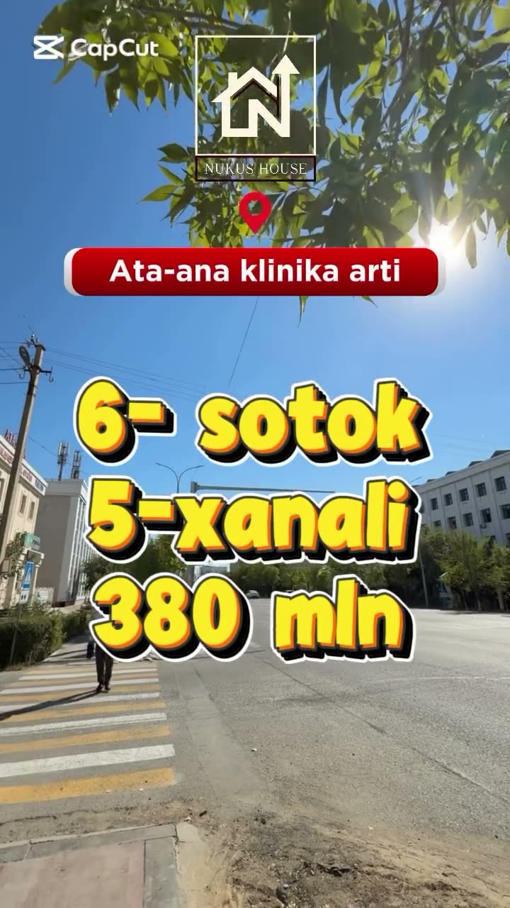 5 xonali hovli uy, Nukus
